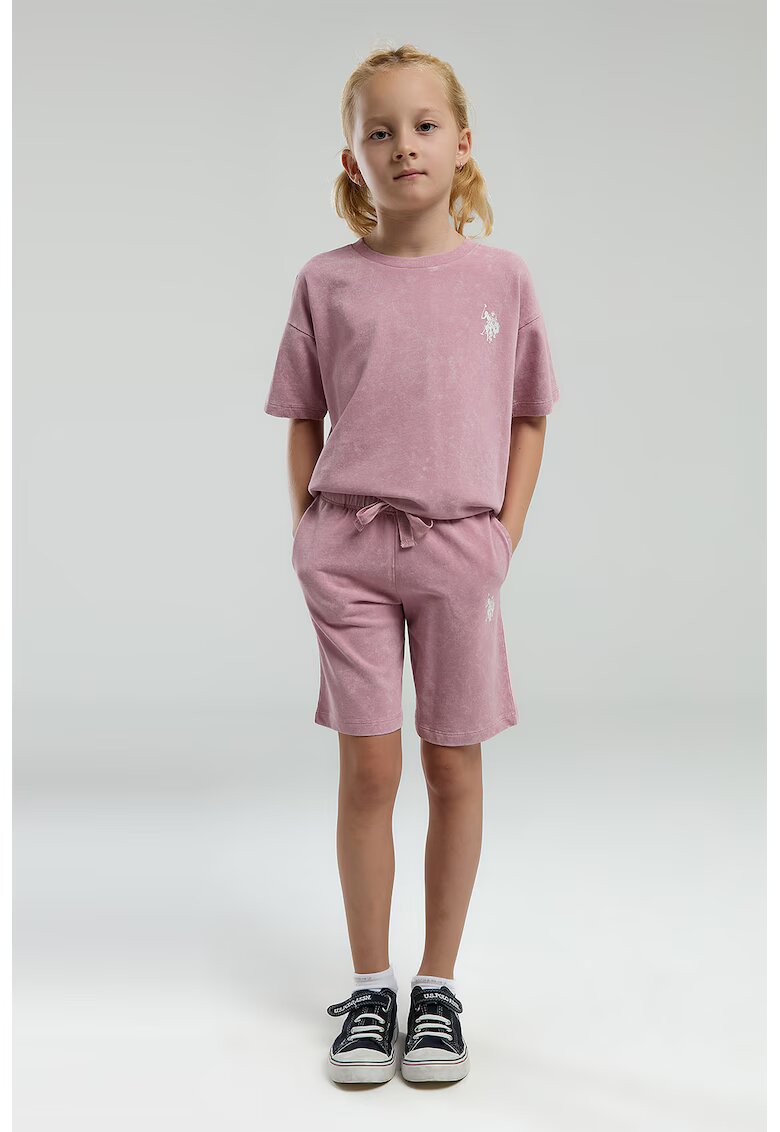 US Polo Assn Памучен спортен екип с лого