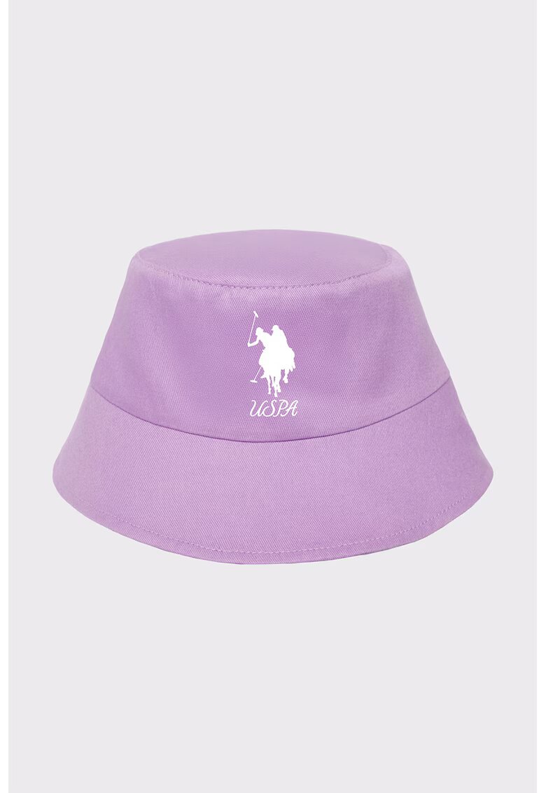 US Polo Assn Шапка Bucket с лого - Аметист/Бледо розово