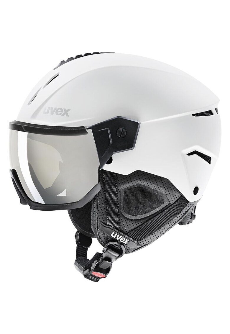 Uvex Ски каска Instinct Visor - бяла/черна - 56-58 см