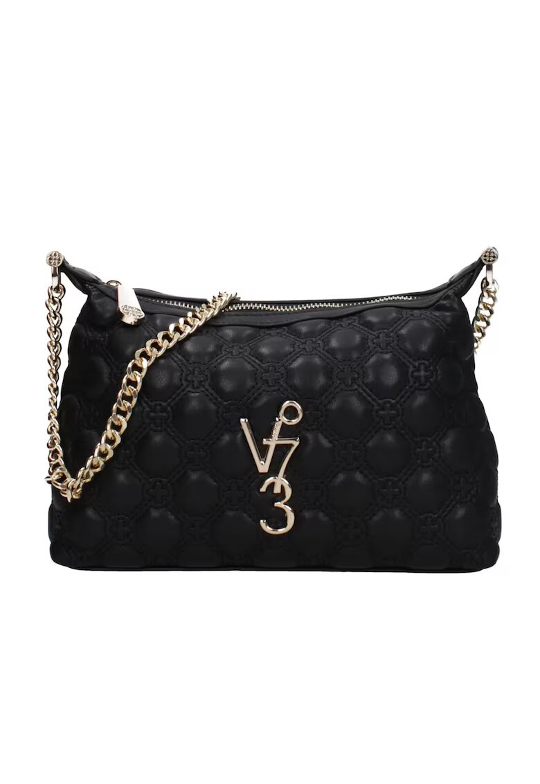 V73 Дамска чанта Crossbody Eva F79448 - Черен - 24 x 17 x 8.5 cm