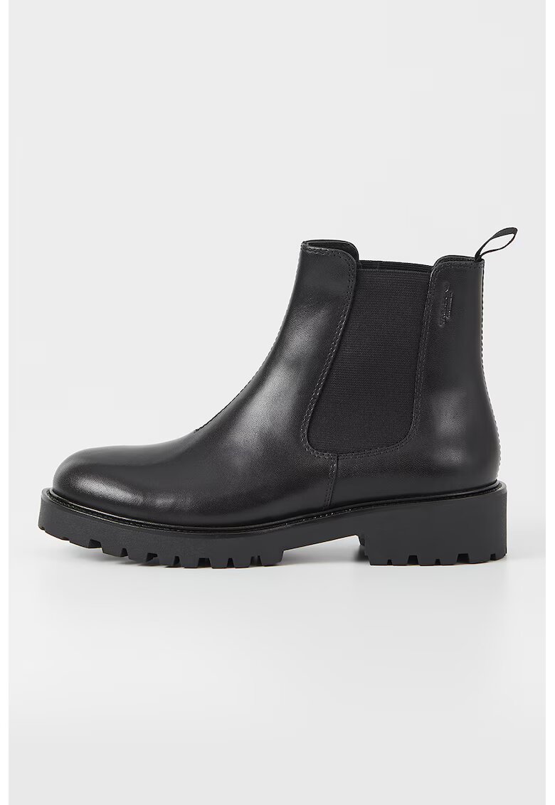 Vagabond Shoemakers Кожени боти Kenova Chelsea с лого - Черен