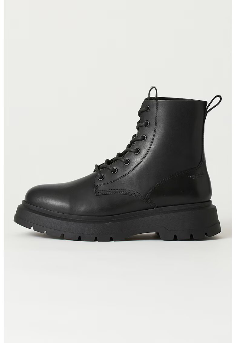 Vagabond Shoemakers Кожени боти с грайфер - Черен