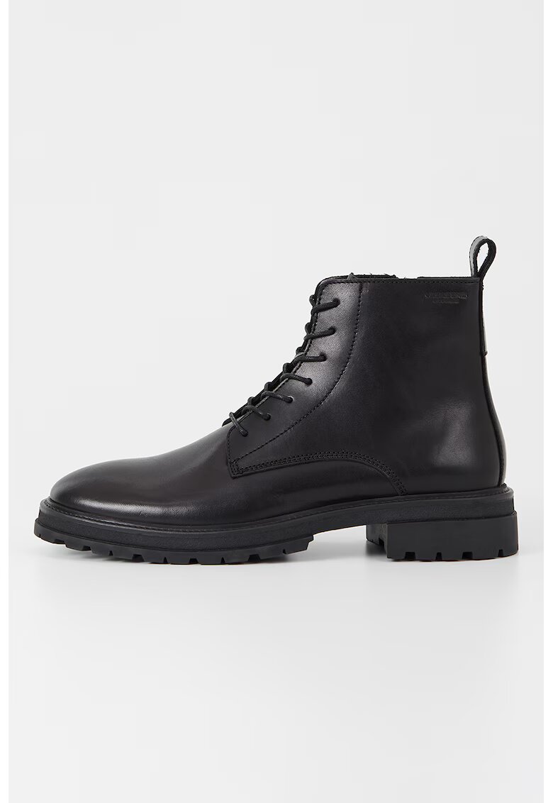 Vagabond Shoemakers Кожени боти с лого - Черен