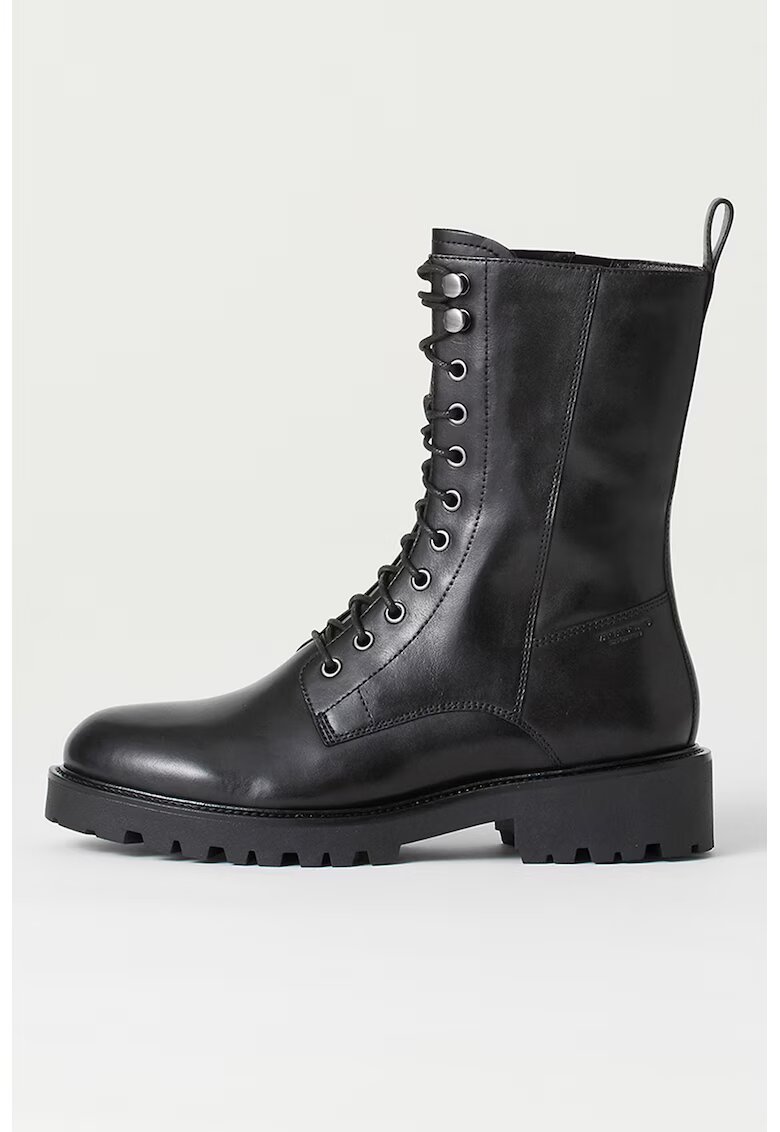 Vagabond Shoemakers Кожени боти с масивен ток - Черен