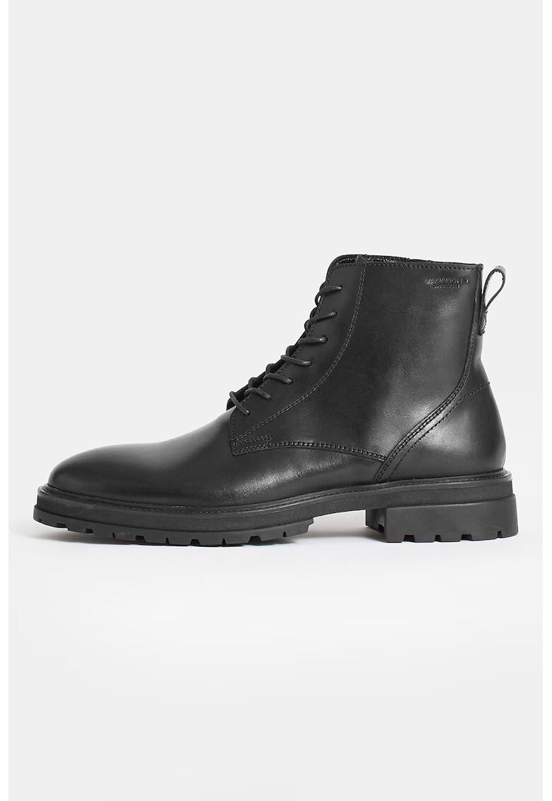 Vagabond Shoemakers Кожени боти с връзки - Черен