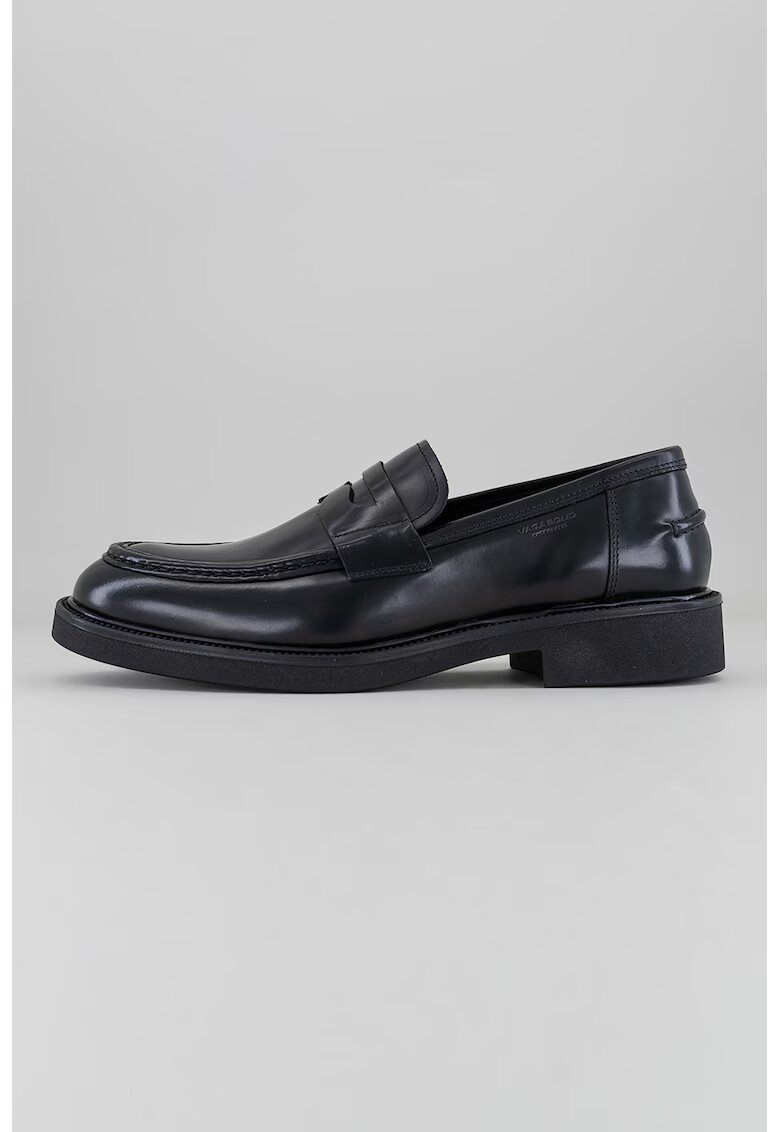 Vagabond Shoemakers Кожени мокасини с овален връх - Черен