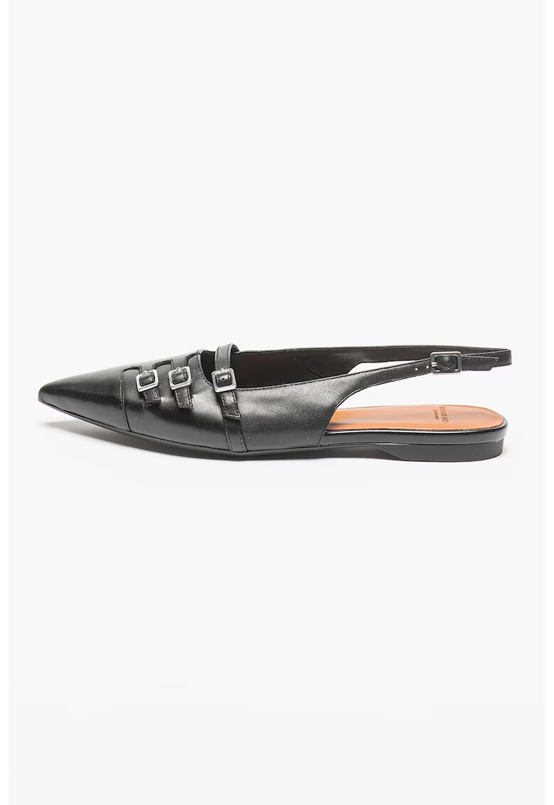 Vagabond Shoemakers Кожени пантофки с отворена пета - Черен