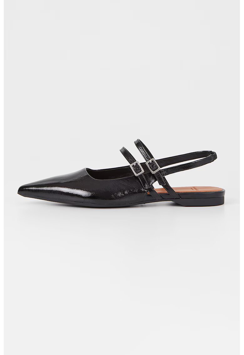 Vagabond Shoemakers Обувки Hermine от лачена кожа - Черен