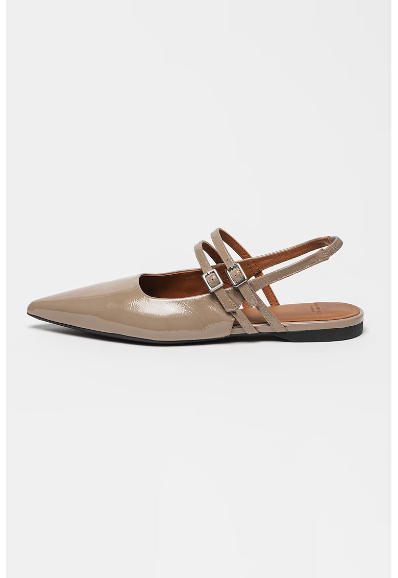 Vagabond Shoemakers Обувки Hermine от лачена кожа - Сиво-кафяв