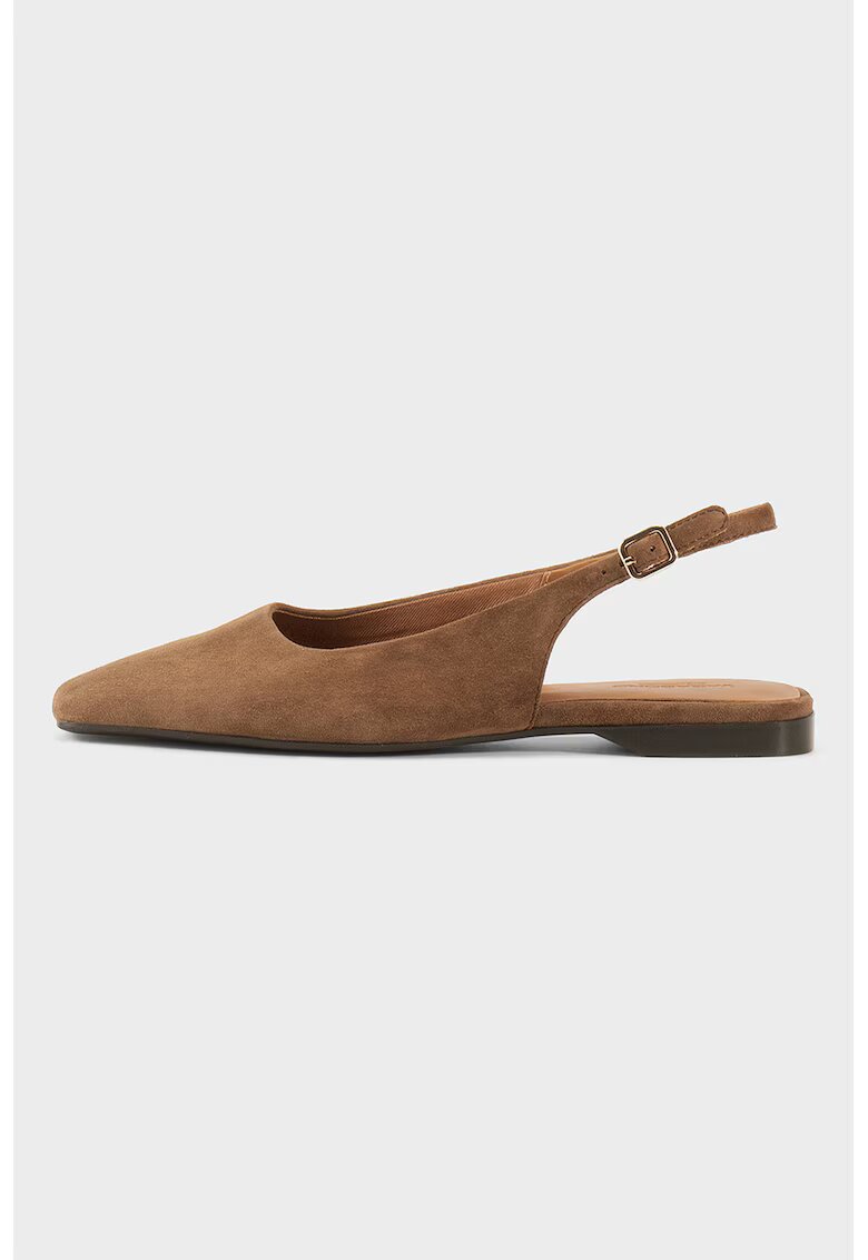 Vagabond Shoemakers Велурени пантофки с отворена пета - Земен