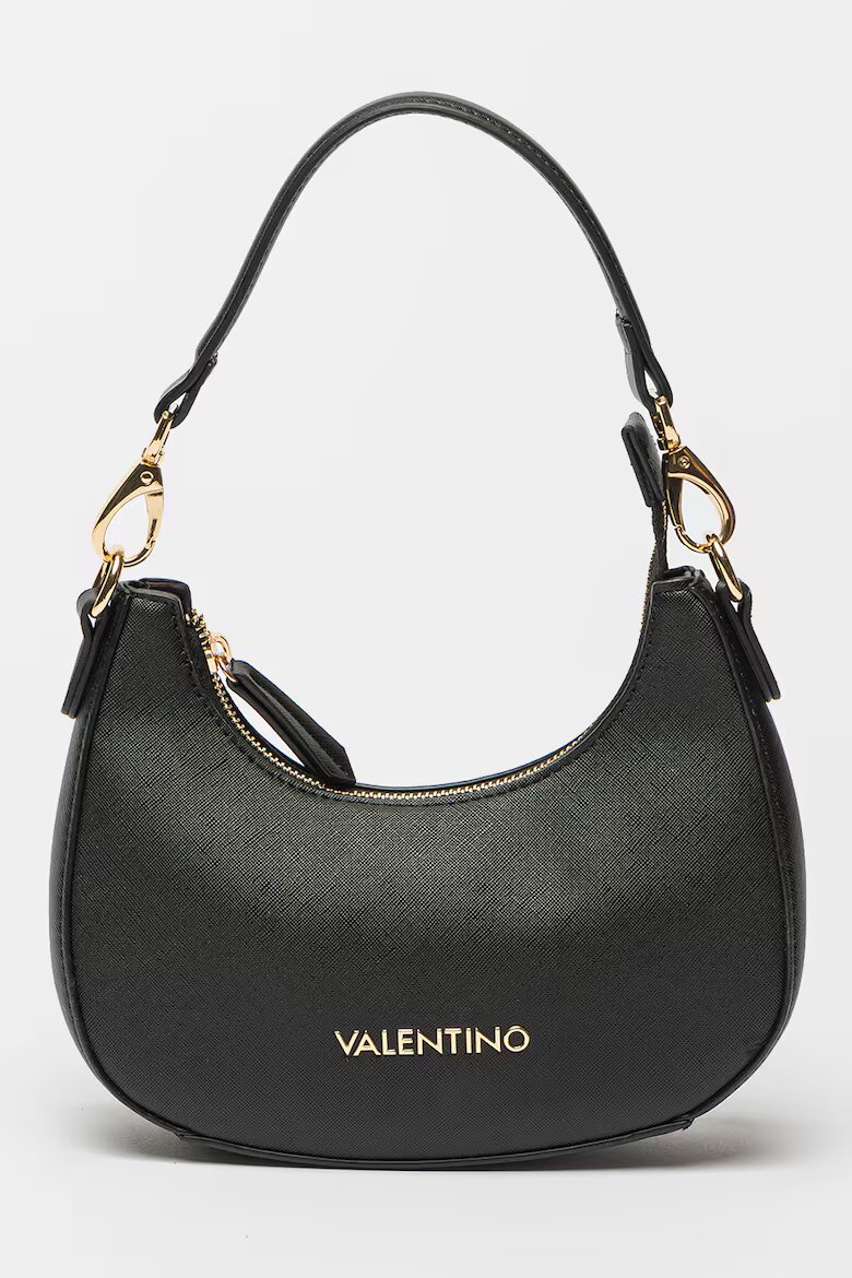 Valentino Bags Чанта Half-Moon Zero от еко кожа с отделяща се презрамка с лого Черен
