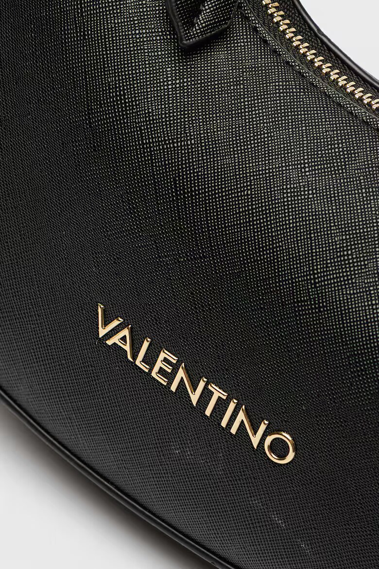 Valentino Bags Чанта Half-Moon Zero от еко кожа с отделяща се презрамка с лого Черен