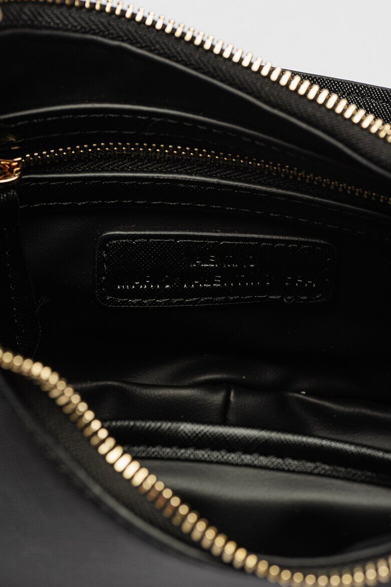 Valentino Bags Чанта Half-Moon Zero от еко кожа с отделяща се презрамка с лого Черен