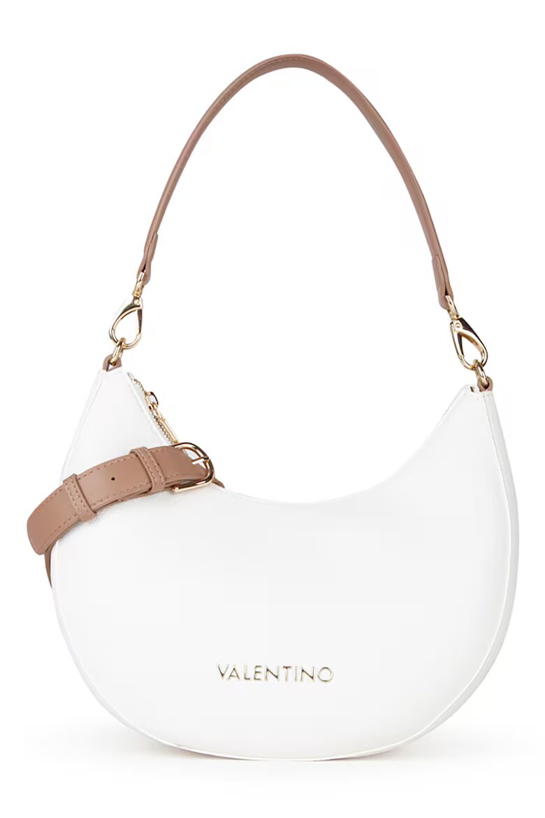 Valentino Bags Чанта през рамо Alexia от еко кожа Тъмнокафяв/Бял