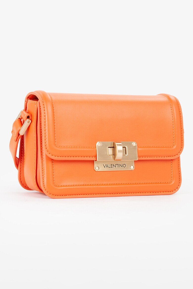 Valentino Bags Чанта през рамо от еко кожа с капаче Мандарина