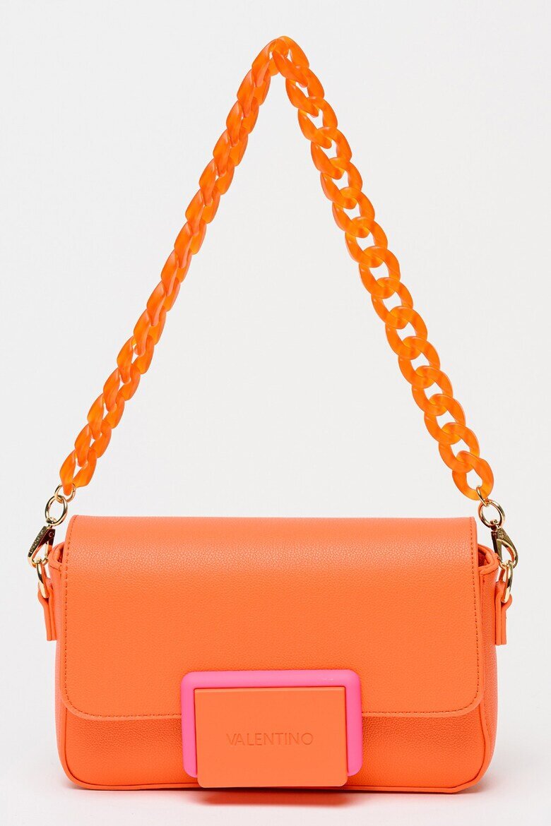 Valentino Bags Чанта през рамо Thetis от еко кожа Неоново оранжево