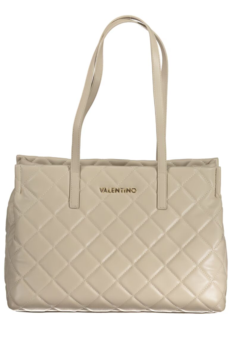 Valentino Bags Дамска чанта в цвят - 2 дръжки - основно отделение с цип - контрастни детайли