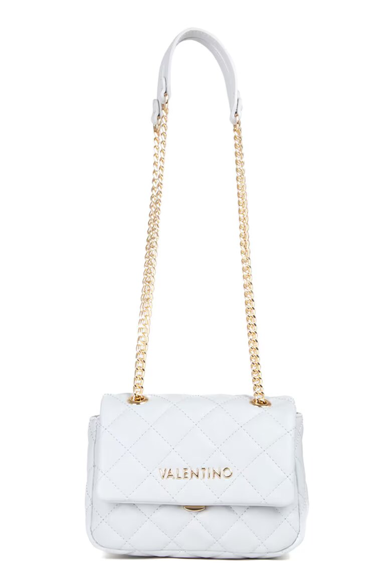 Valentino Bags Капитонирана чанта през рамо Ocarina от еко кожа Бял
