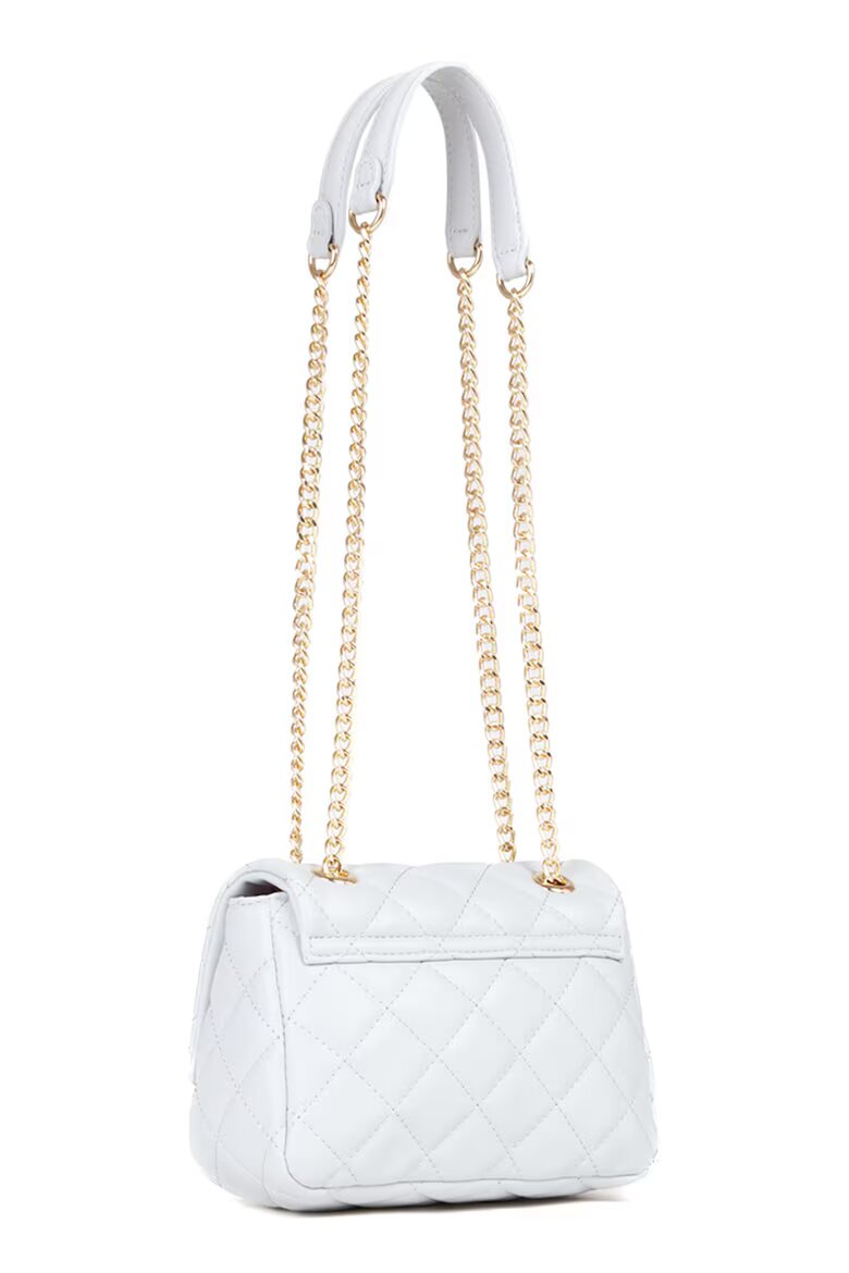 Valentino Bags Капитонирана чанта през рамо Ocarina от еко кожа Бял