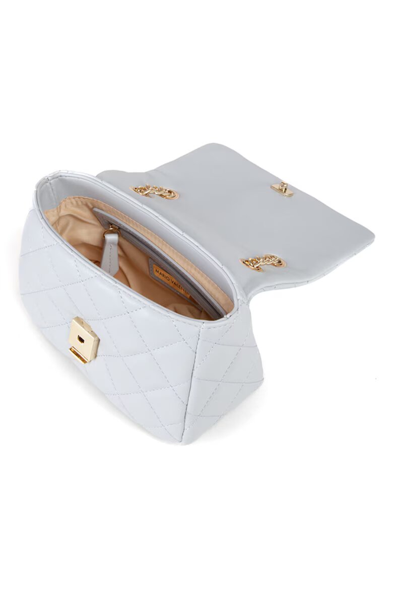 Valentino Bags Капитонирана чанта през рамо Ocarina от еко кожа Бял