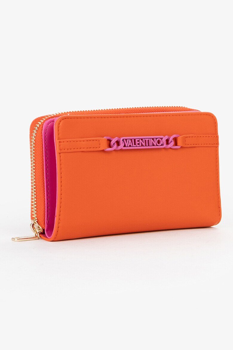 Valentino Bags Портфейл от еко кожа Оранжев/Розово