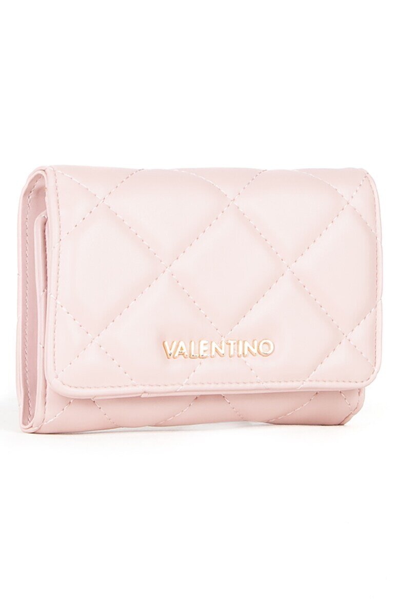 Valentino Bags Портфейл с лого и тройно прегъване Пастелнорозов