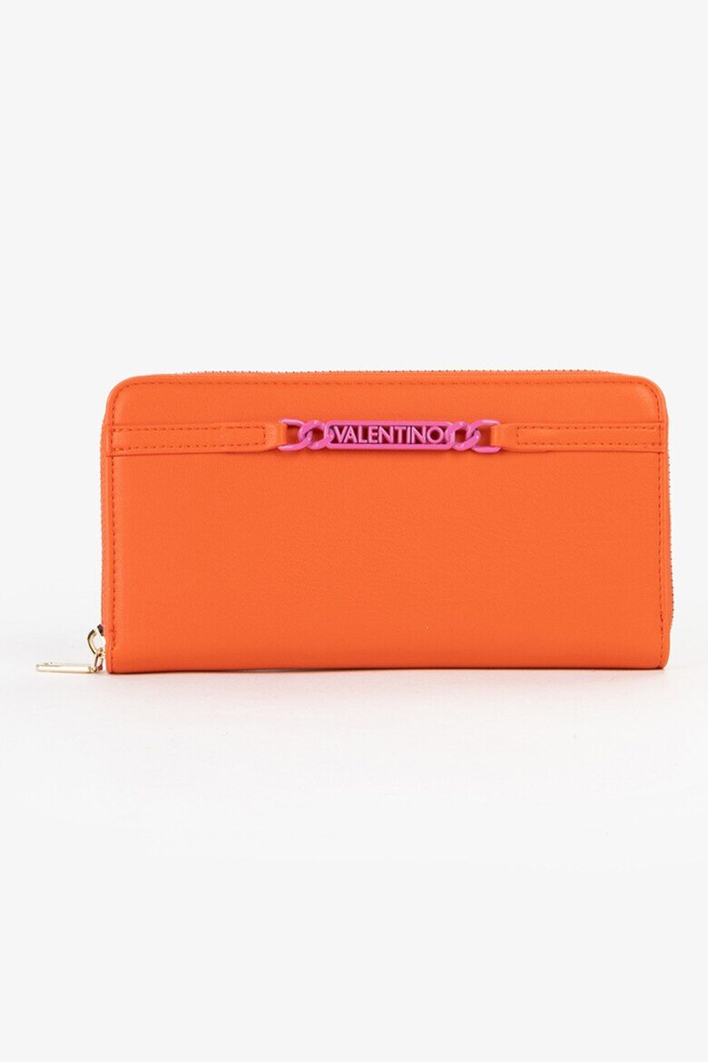 Valentino Bags Портмоне от еко кожа с цип Мандарина