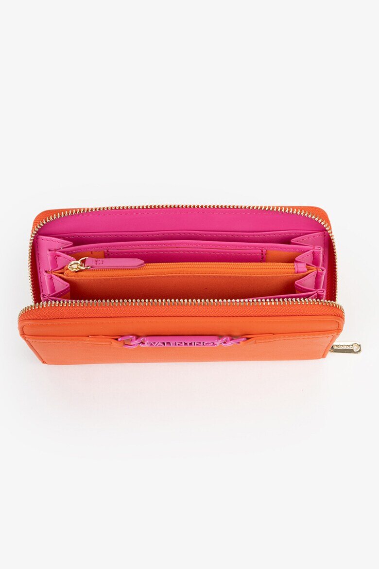 Valentino Bags Портмоне от еко кожа с цип Мандарина