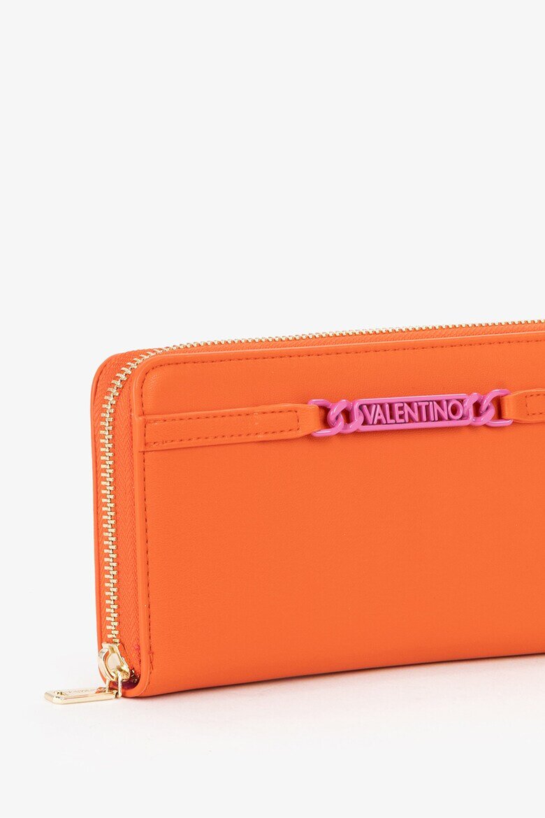 Valentino Bags Портмоне от еко кожа с цип Мандарина
