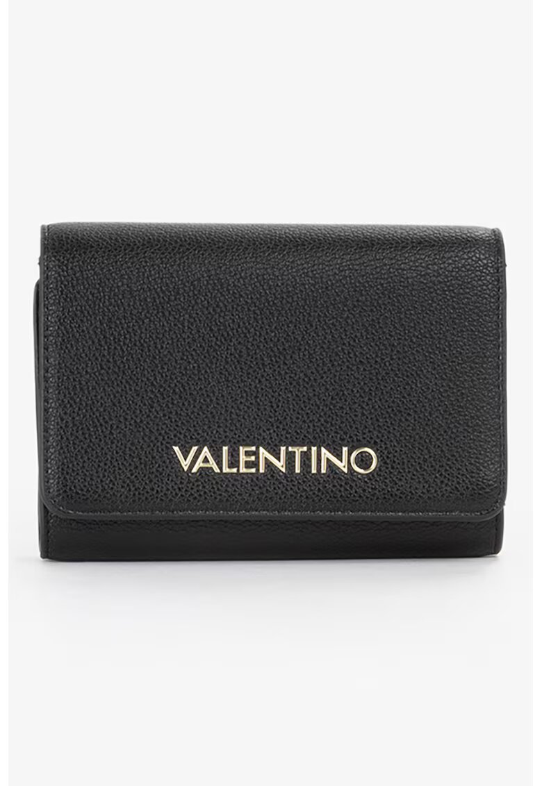 Valentino Bags Правоъгълен портфейл от еко кожа с тройно прегъване