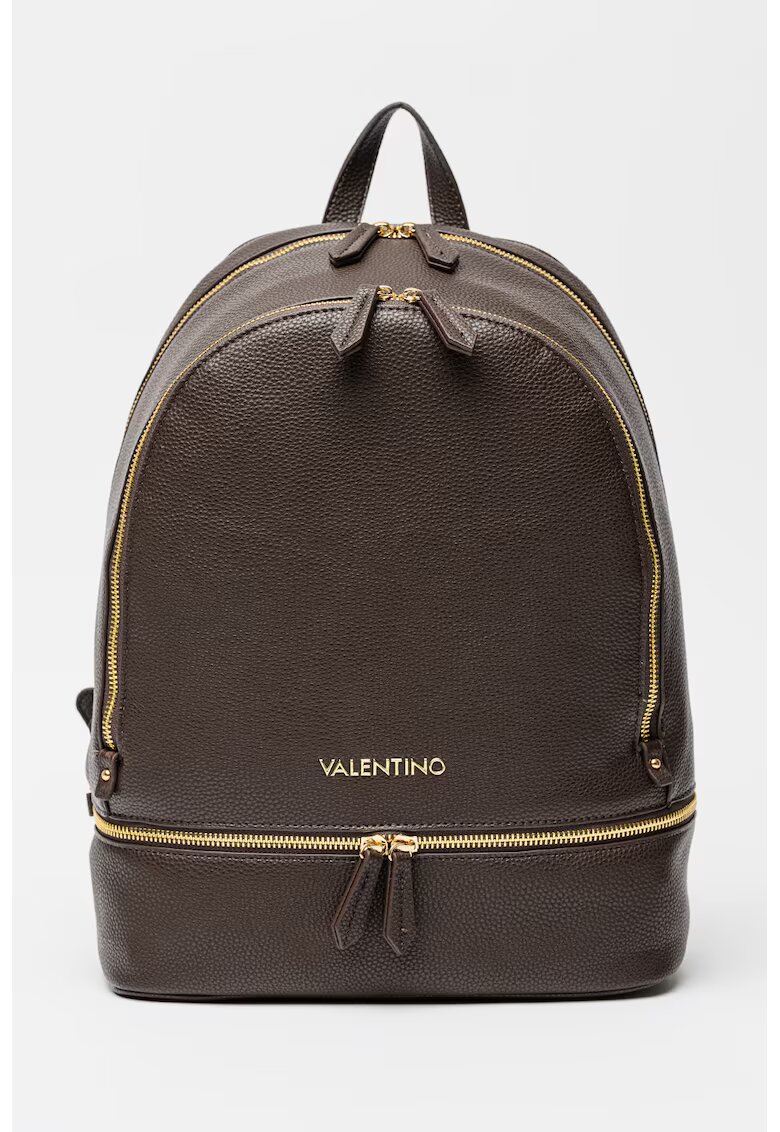 Valentino Bags Раница Brixton от еко кожа с отделение за лаптоп - Тъмнокафяв