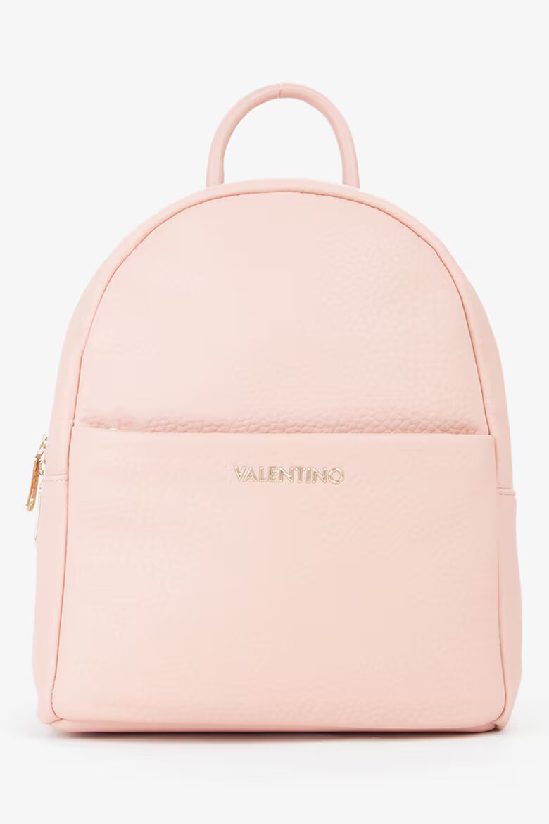 Valentino Bags Раница от еко кожа с релеф Бледо розово