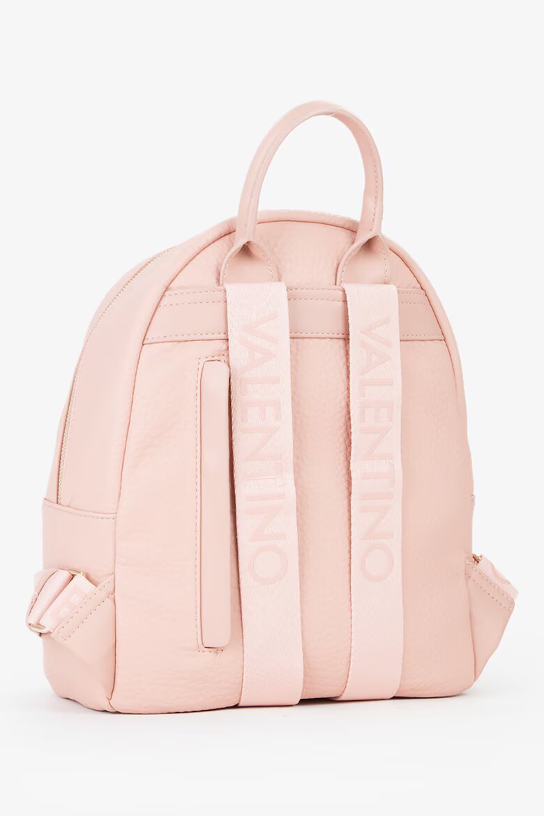 Valentino Bags Раница от еко кожа с релеф Бледо розово