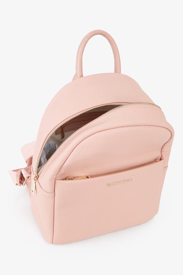 Valentino Bags Раница от еко кожа с релеф Бледо розово