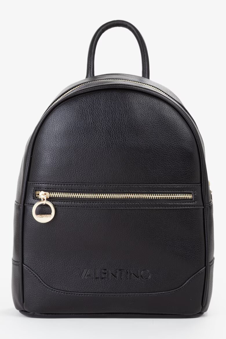 Valentino Bags Раница от еко кожа с текстилни презрамки Черен