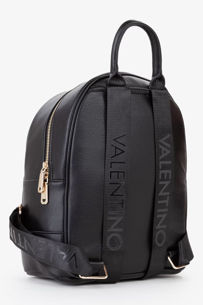 Valentino Bags Раница от еко кожа с текстилни презрамки Черен
