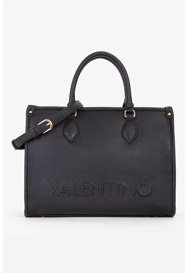 Valentino Bags Шопинг чанта от еко кожа с релефно лого