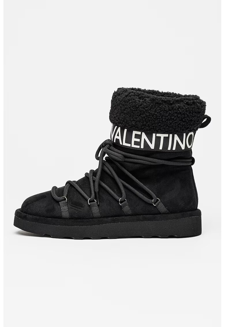 Valentino Боти от еко велур с лесно обуване