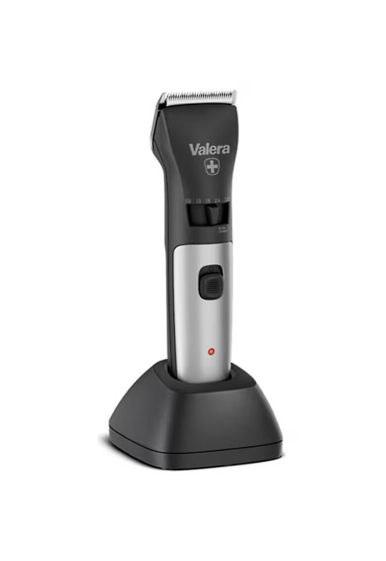 Valera Машинка за подстригване Swiss Excellence Plus SXP 300 - Професионална - 5500 об/мин - 6 ултраздрави премиум гребена - Черен