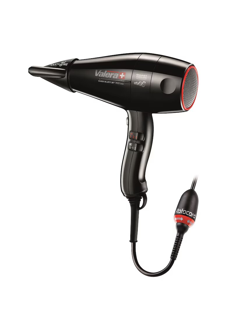 Valera Сешоар SXJ7500XRC Swiss Silent Jet 7500 Light Ionic - 2000 W - интелигентен въздушен поток - йонизация - 3 температурни настройки - 2 скоростни настройки - 2 ...