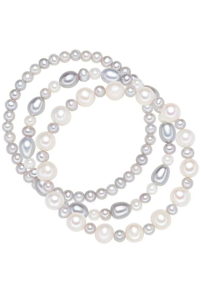 Valero Pearls Гривна със сладководно култивирани перли - 3 части