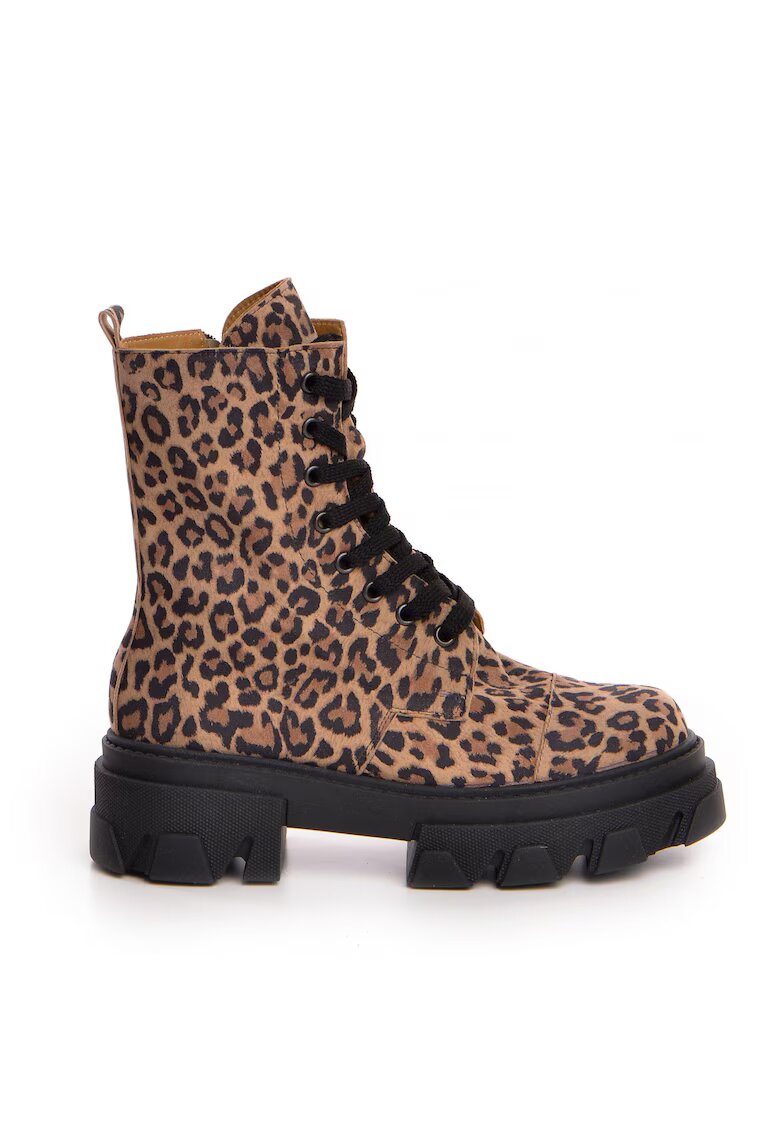 Vanilla Bocanci din piele intoarsa - cu animal print Expedition