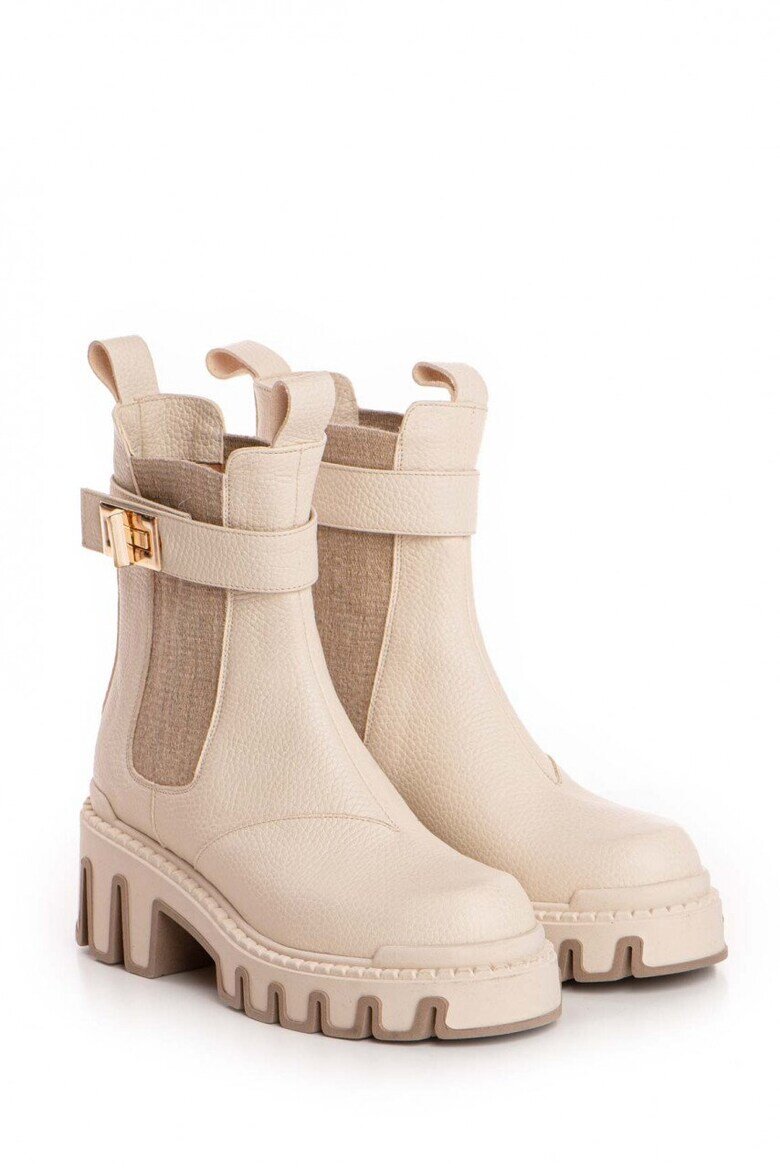 Vanilla Ghete Chelsea din piele Alessia