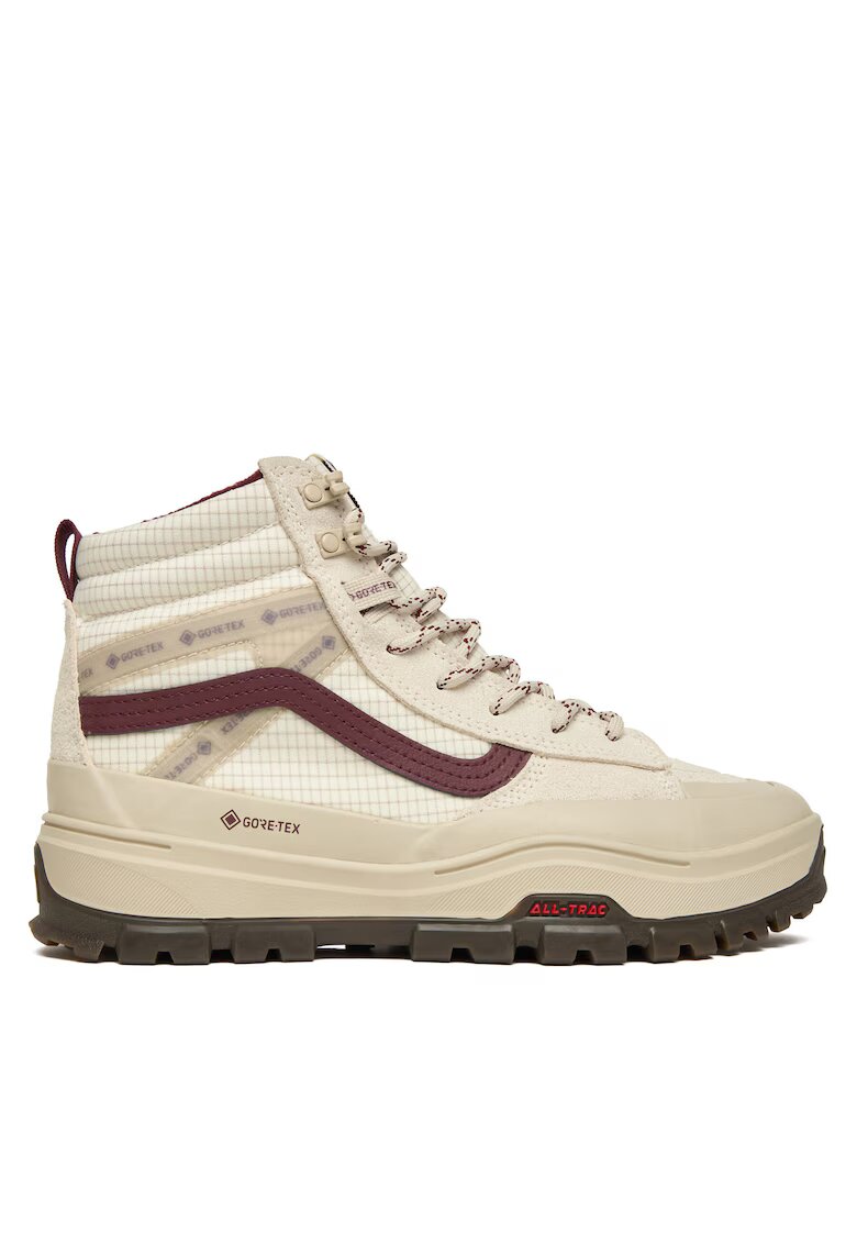 Vans Дамски боти - Egret MTE Sk8-Hi - кремав/виненочервен