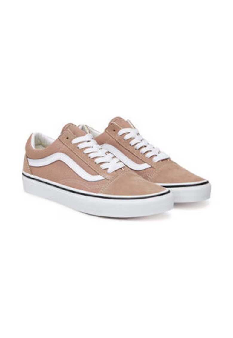 Vans Дамски кецове - естествена кожа - бежово/бяло -