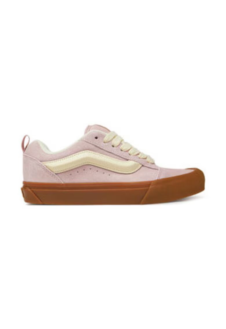Vans Дамски кецове - естествена кожа - бежово/розово