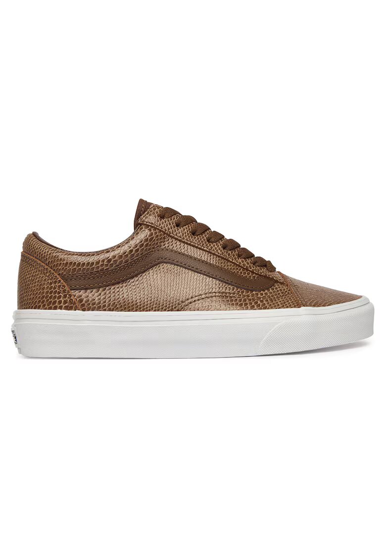 Vans Дамски кецове - естествена кожа - кафяви
