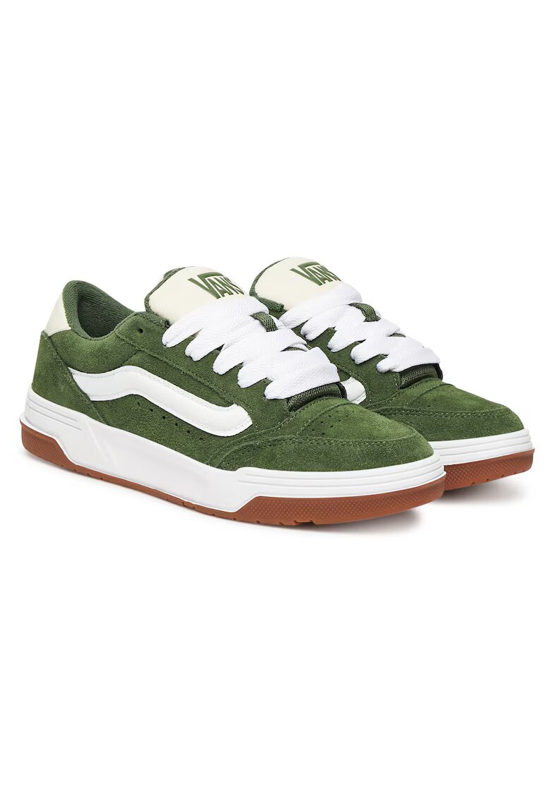 Vans Дамски кецове Hylane - естествена кожа - зелени