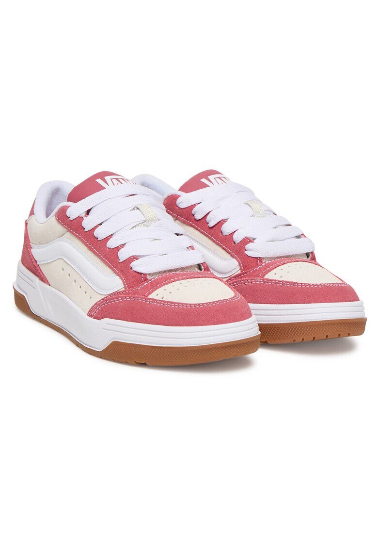 Vans Дамски кецове Pink Dawn VN000D1JEN71 - естествена кожа - розово/бяло