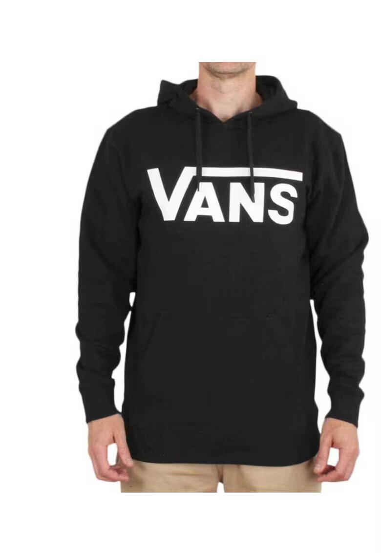 Vans Десениран суитшърт с качулка и джоб тип кенгуру